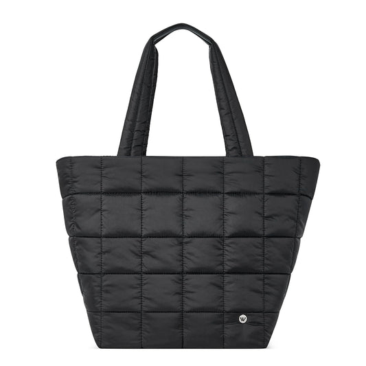 WESTBRONCO Small Puffer Crossbody Bags for Women, Puffy Quilted Purse Nylon Shoulder Handbag with Adjustable Strap