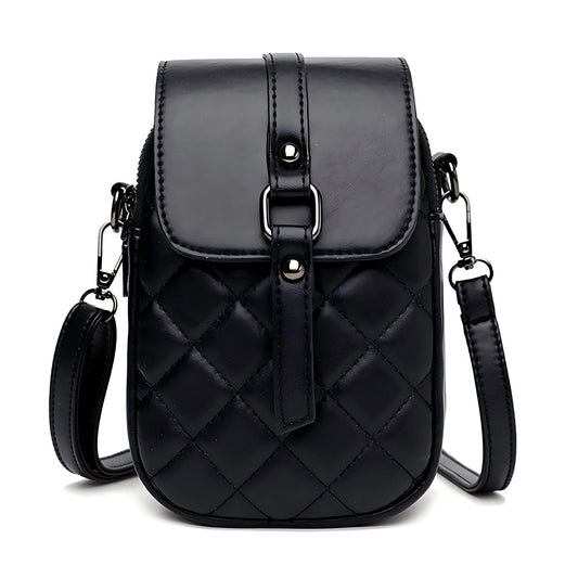 Cross-body bags for women Womens Purses Phone Purse Minimalist Purses Ladies BagSingle-shoulder Crossbody Handbag ((Black)