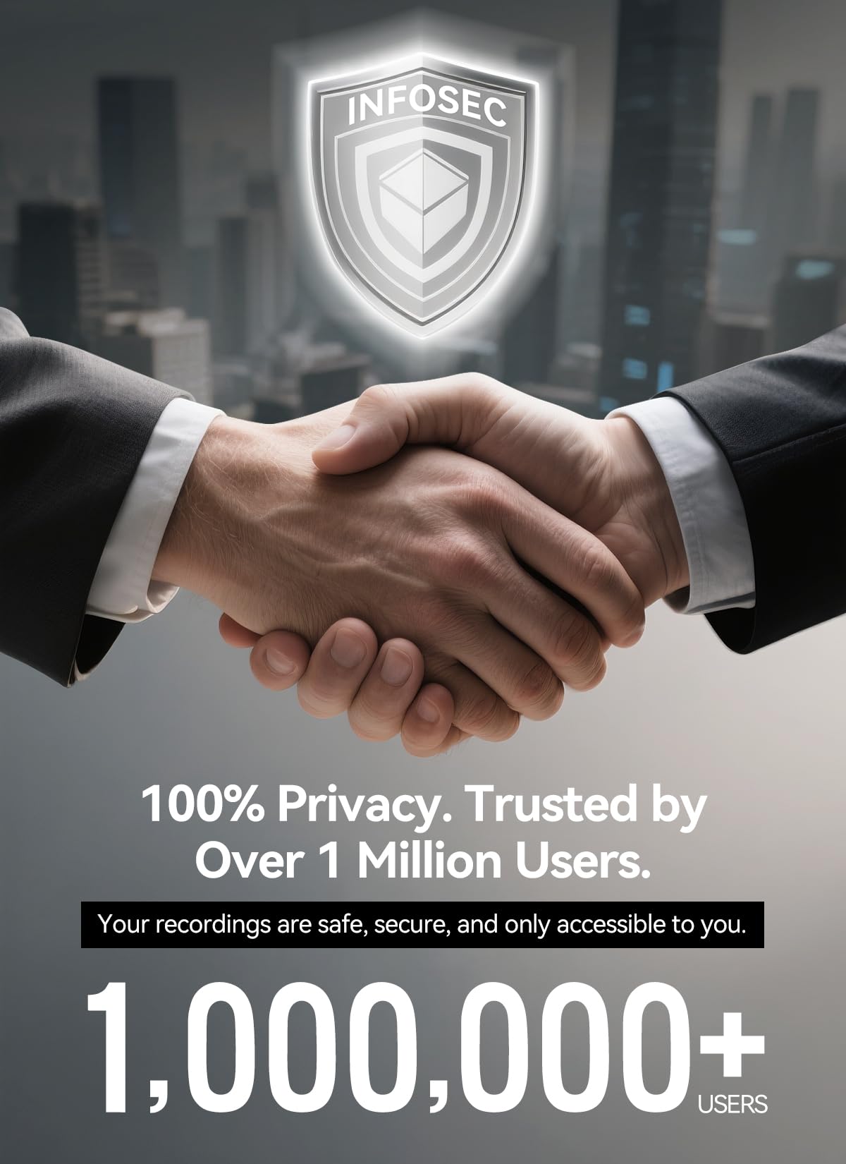 AI Voice Recorder with App Control, Advanced AI Technology for Transcription & Summarization, 64GB Memory, Magnetic Case, Supports 50 Languages – Audio Recorder for Lectures, Meetings, Interviews