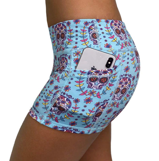 Epic MMA Gear 3" Stretchy Active Fitness Yoga Running Exercise Workout Shorts Side Pockets