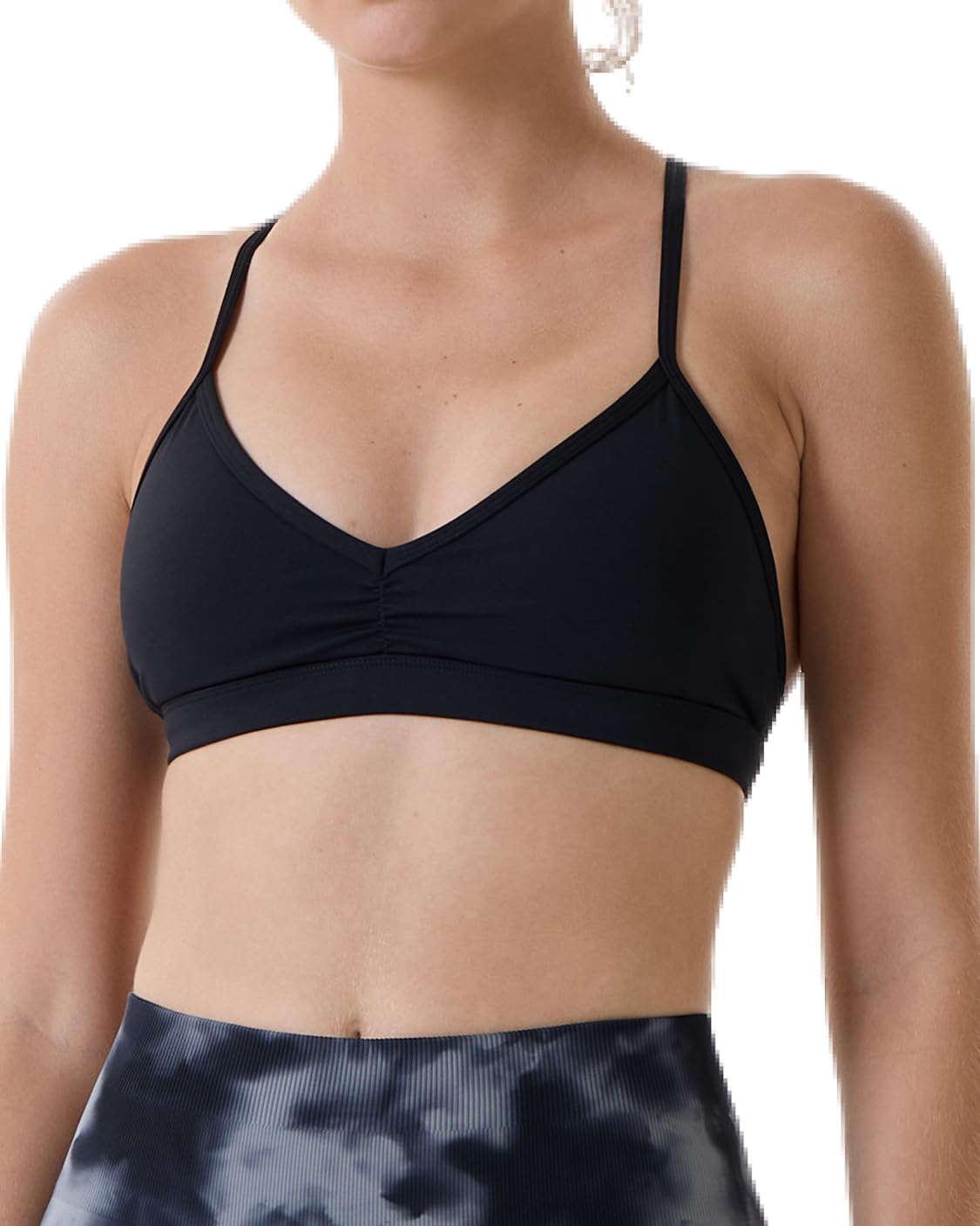 AUROLA Mercury Workout Sports Bras Women Athletic Removable Padded Backless Strappy Halter Light Support Gym Yoga Crop Top