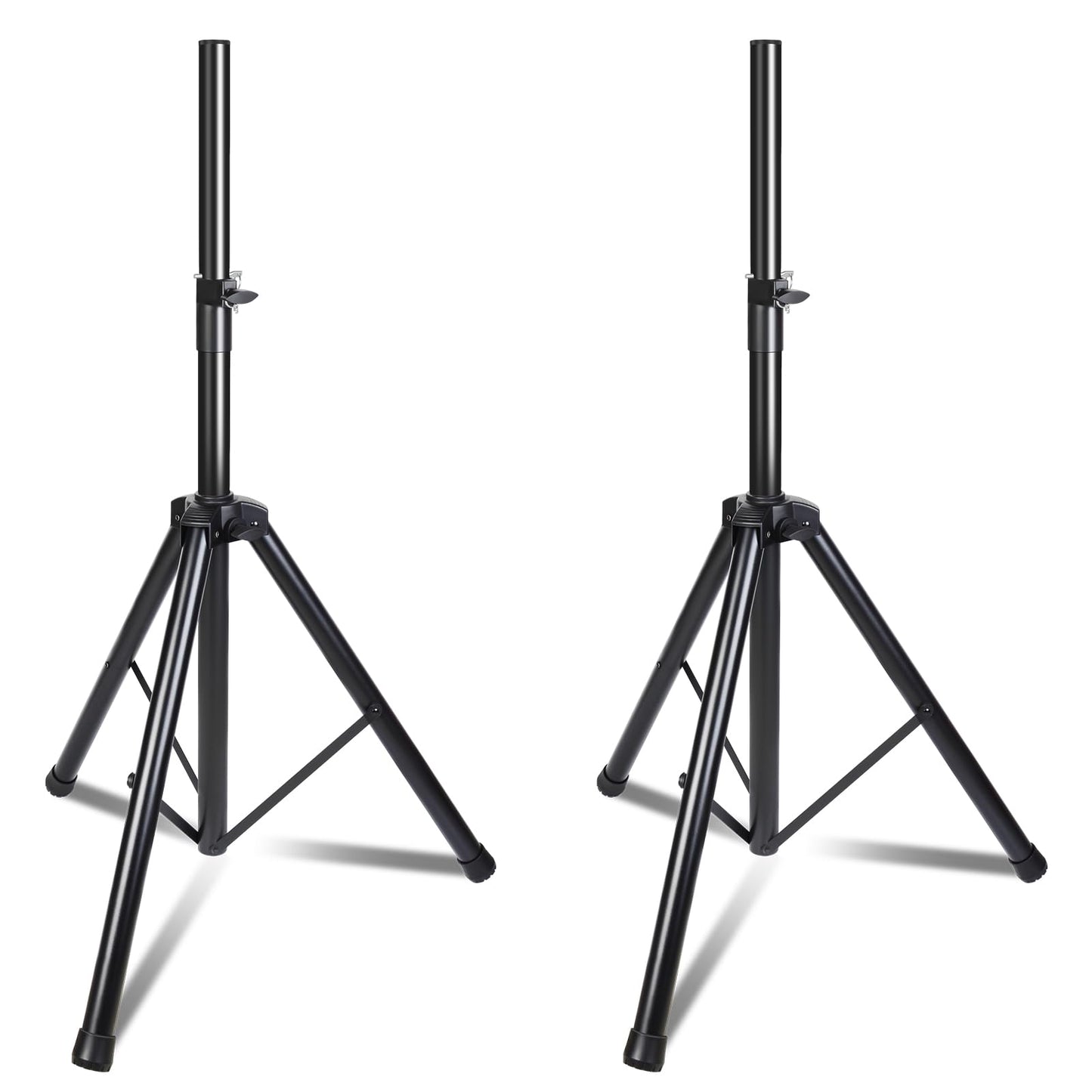 GZGDLJQ Speaker Stands Pair, Universal Speaker Tripod Stand Adjustable Height from 35 to 60 Inch Heavy Duty with 35 MM Compatible Insert for Stage