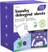 Soulink Lavender Laundry Detergent Sheets, 240 Loads - Eco-Friendly, Plant-Based, Hypoallergenic, No Plastic Jug