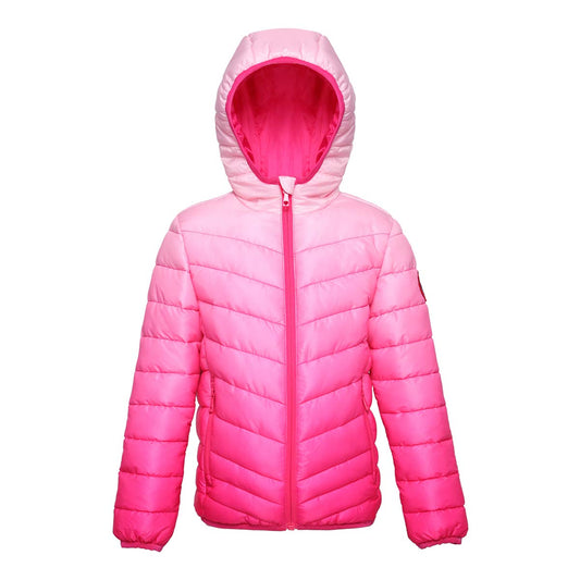 Rokka&Rolla Girls' Reversible Lightweight Puffer Jacket Hooded Water-Resistant Winter Coat