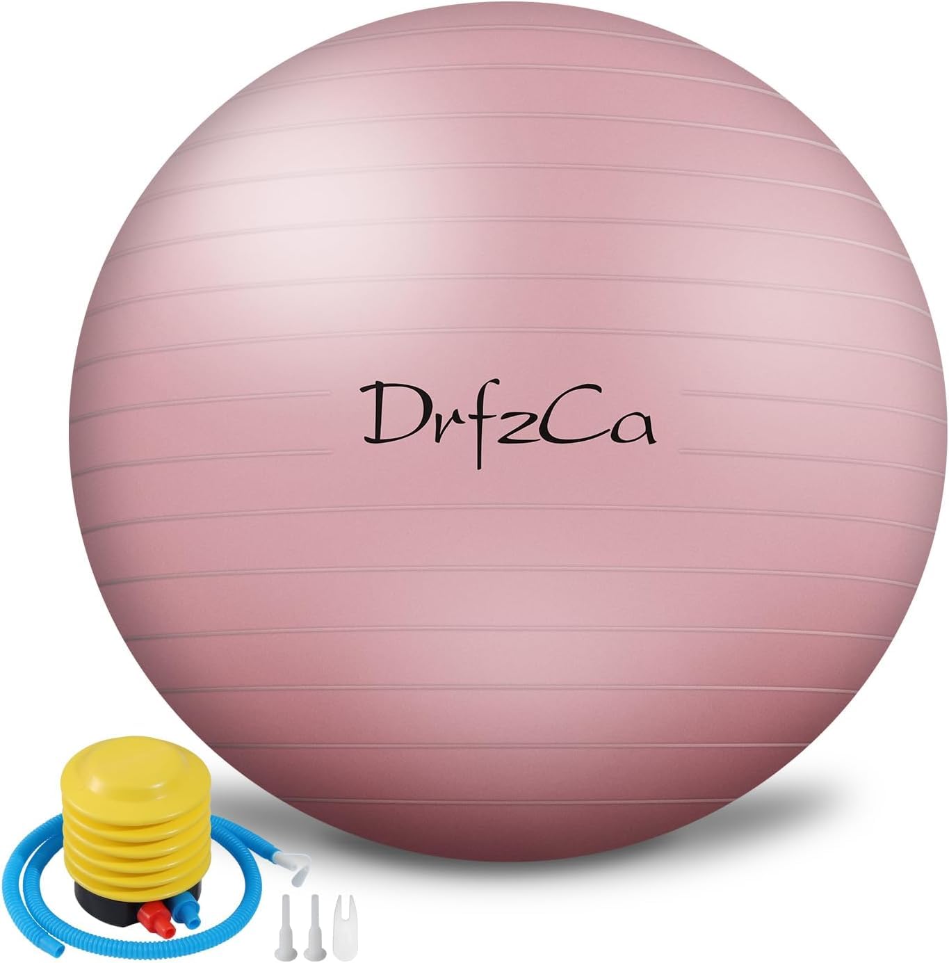 DrfzCa Exercise Ball, Pilates Ball for Pregnancy, Swiss Balance Ball with Pump,Multiple Sizes Stability Ball Chair for Office, Home Gym, Fitness, Workout and Physical Therapy