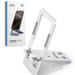 Portable Phone Stand for Desk, Adjustable and Foldable Aluminium Phone Holder Office Desk Accessories Stand Fits to All 3.7-7 inch Devices,Black