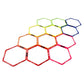 Yes4All Hex Agility Rings/Speed Rings with Carrying Bag – Hexagon Rings, Agility Hurdles for Agility Footwork Training