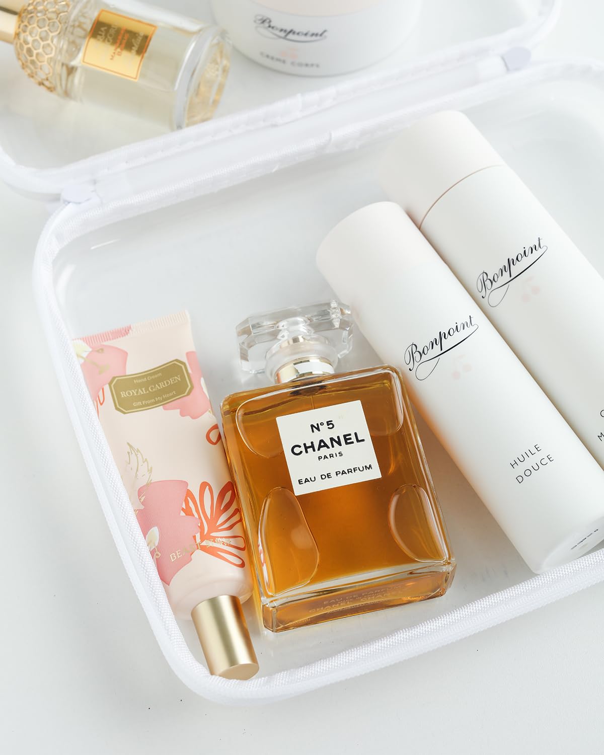 3PCS Zippered Hard Pouch Double, Diaper Bag Organizing Pouches, Waterproof Cosmetic Bag with Zipper,Kid's Toy Storage Organizer Bins,Hard Plastic Case,Clear Zipper Bags for Organizing,Pencil Case