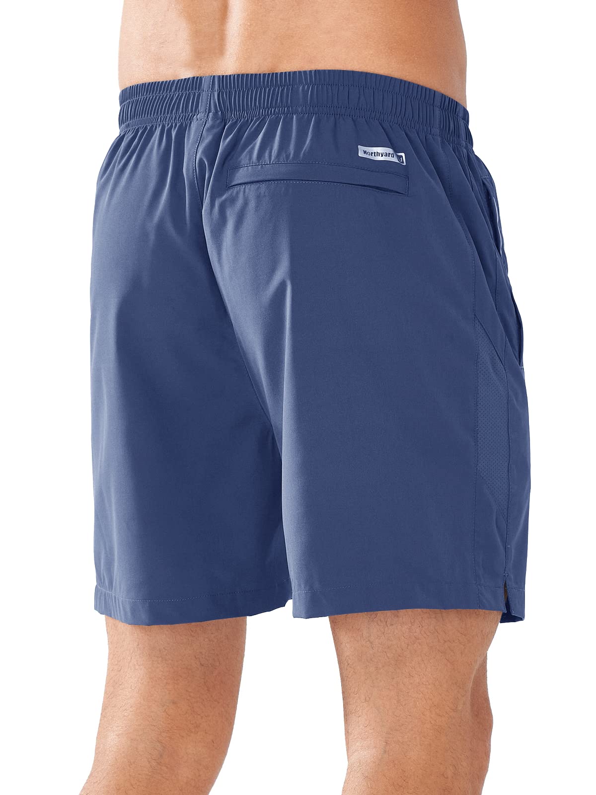NORTHYARD Men's Running Athletic Shorts 5"/ 7"/ 9" Workout Gym Short Tennis Quick Dry Active Sport Hiking Basketball-5'' FEDERALBLUE-L