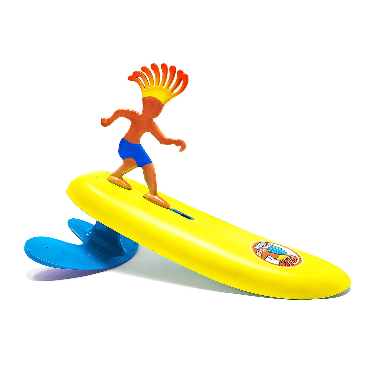 Surfer Dudes Classics Wave Powered Mini-Surfer and Surfboard Toy - Donegan Doolin - Green