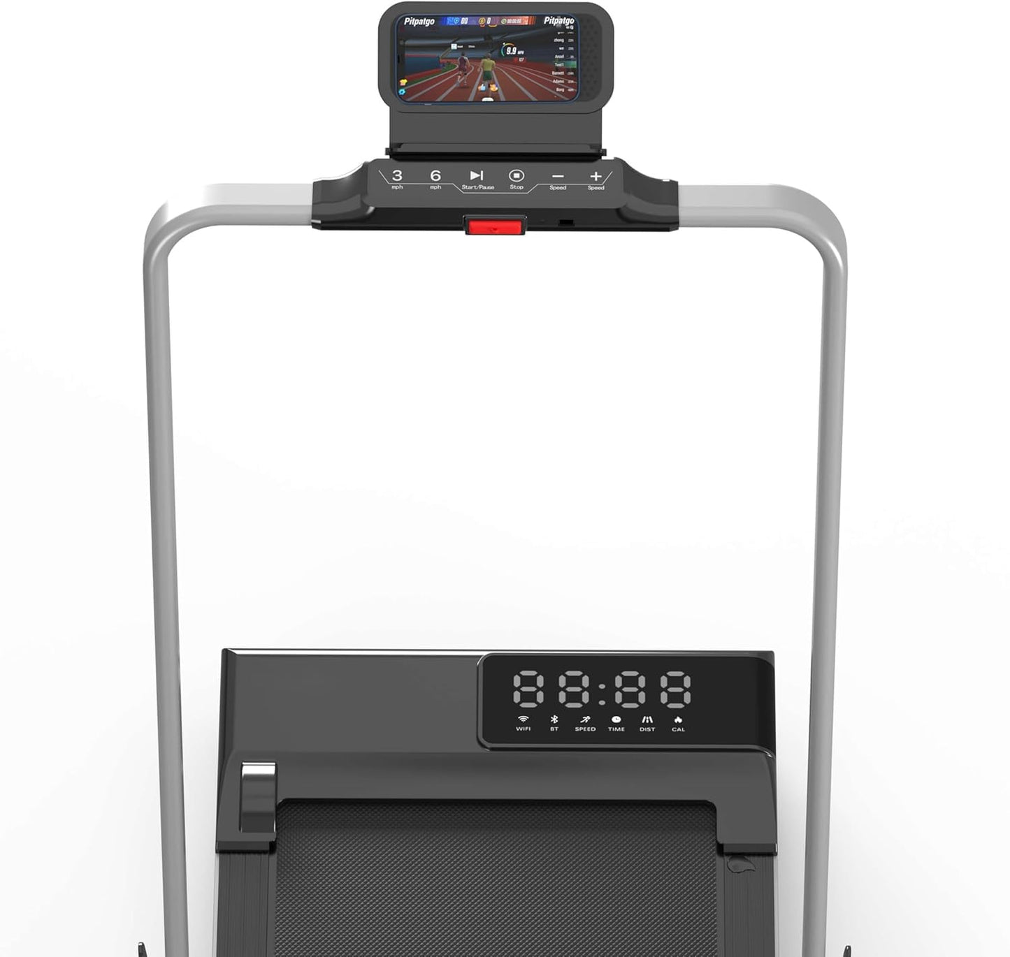 DeerRun 3 in 1 Folding Treadmills for Home, 3.0HP Powerful and Quiet Under Desk Treadmill, 300 lbs Capacity Foldable Walking Pad Treadmill with Remote Control and Space Saving, Free Installation