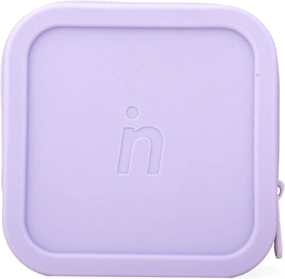 Boob Voyage Travel Case - Elegant & Functional Nipple Cover Travel Case - Waterproof, Washable, Flexible Purple