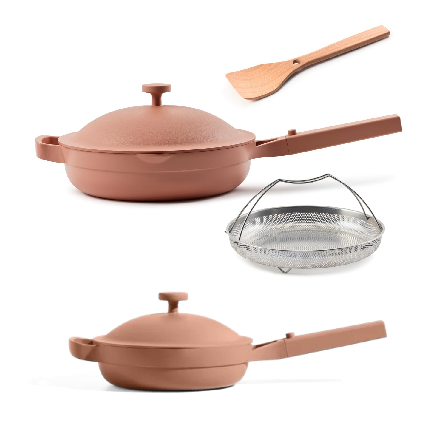 Our Place Always Pan Duo - Pan & Mini 2.0 Bundle | Multi-Functional Cookware Set Replaces 20 Pieces | Spice