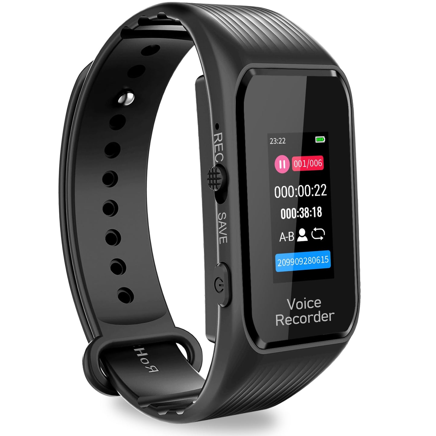 128GB Digital Voice Recorder with 8000 Hours Recording Capacity, Volorful Voice Activated Recorder with Playback, Password, Noise Reduction for Personal Meetings/Interviews/Classes