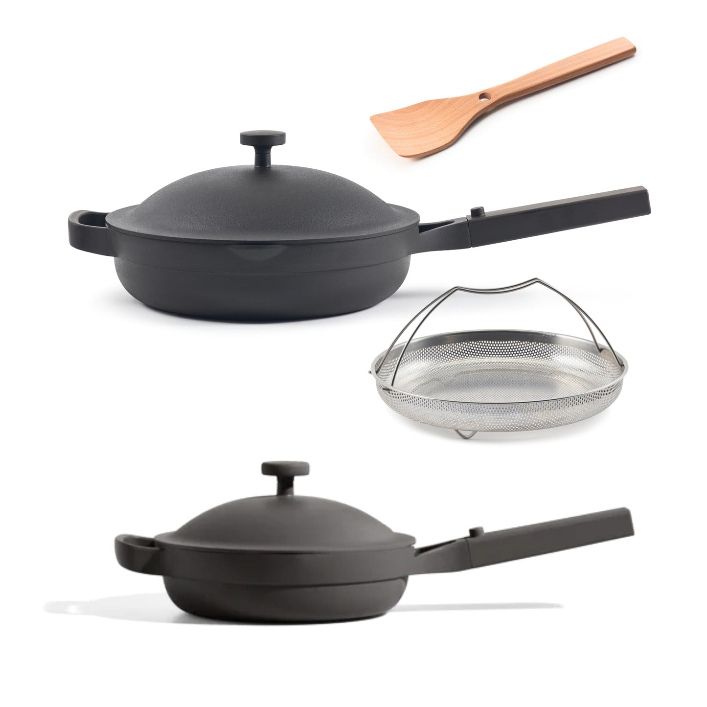 Our Place Always Pan Duo - Pan & Mini 2.0 Bundle | Multi-Functional Cookware Set Replaces 20 Pieces | Char
