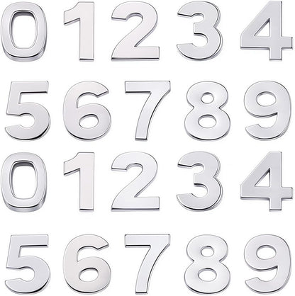 SUNNYCLUE 1 Box 60Pcs 10 Styles Number Slider Charms Silver Slide Charms Metal Alloy Gloss Digital 0 to 9 Numbers 8mm Hole Beads for Jewelry Making Supplies DIY Crafts Wristbands Bracelets Adults