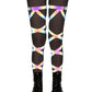 Reflective Rave Leg Wrap for Women - Adjustable Holographic Glow Straps Music Party Accessories EDC Concert Outfits