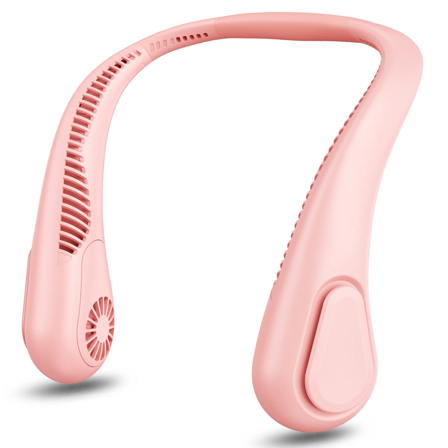 AMACOOL Bladeless Neck Fan Portable Personal Fan 5000mAh Rechargeable Battery Operated Wearable Fan for Women Men Outdoor Sport Travel Patio Garden Work Home Kitchen(Black)