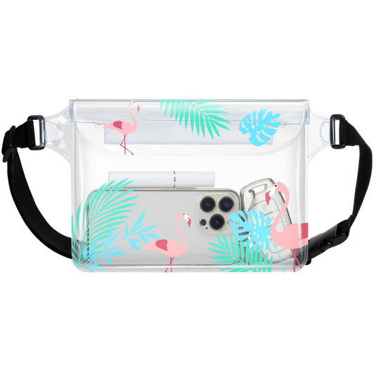 F-color Waterproof Fanny Pack - Waterproof Phone Pouch with Waist Strap - Cruise Essentials 2025 Must Haves Waterproof Pouch Dry Bag Keep Phone Valuables Safe for Beach Kayaking Boating Fishing