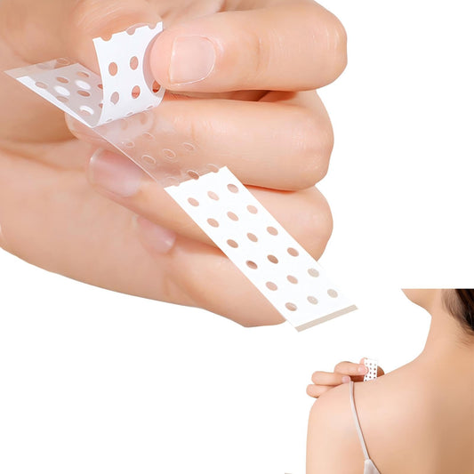 Double-Sided Fashion Tape for Garments, hemlines and necklines, Dress Tape for Closet malfunctions, Skin-Friendly and Non-irritating, Two Models(60pc)