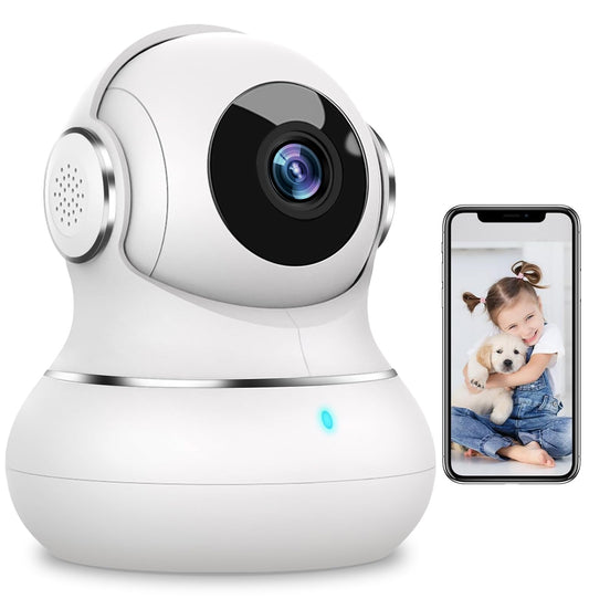 litokam Security Camera Indoor 2K, 360 Pan/Tilt Cameras for Home Security with Motion Detection, Baby Monitor for Pet/Dog with Night Vision, 2.4GHz WiFi Cam with Phone App & 2-Way Audio