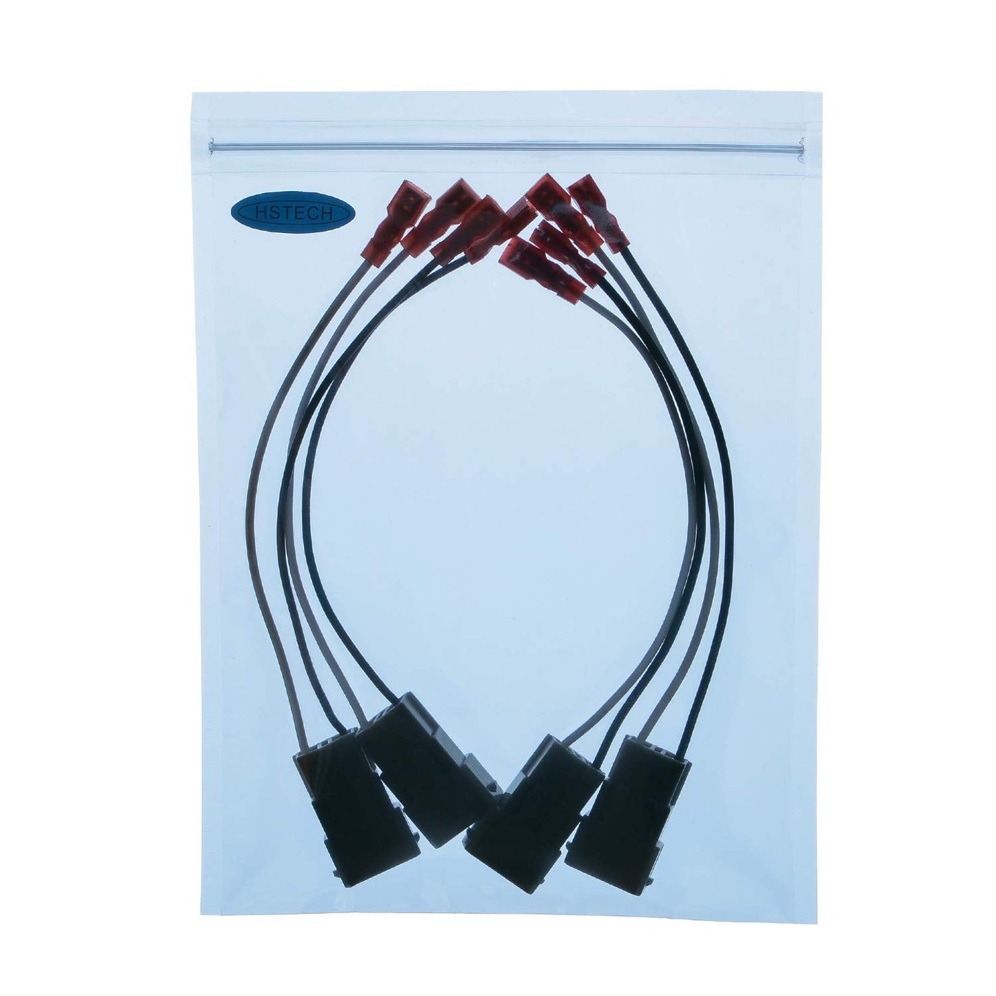 HSTECH 72-7800 2 Pairs (4 Pack) Car Speaker Connector Harnesses for with 1990-Up Honda and Acura Vehicles