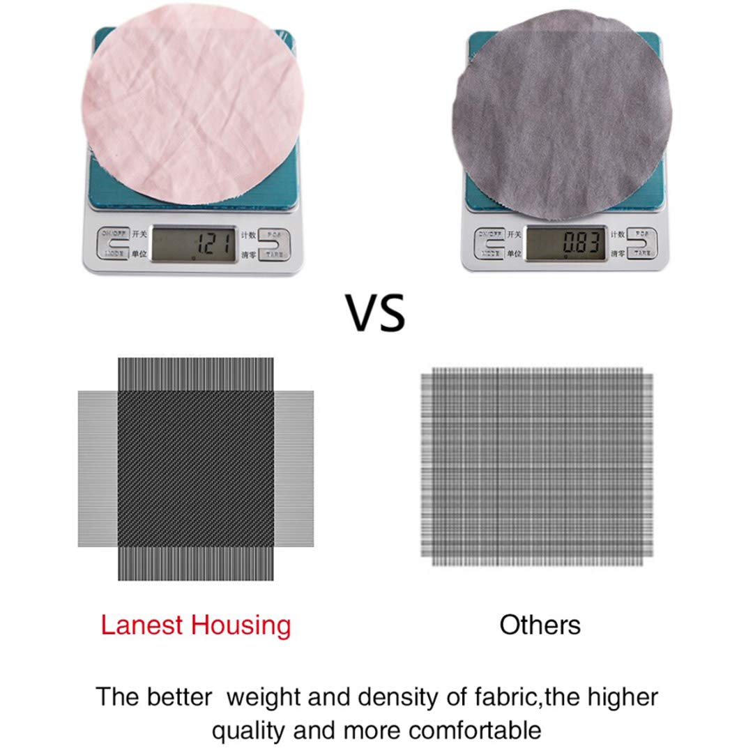 Lanest Housing Queen Sheet Set, 2400 Thread Count Soft Deep Pocket Microfiber Sheets, 4 Pieces Taupe Bedding Sheets & Pillowcases