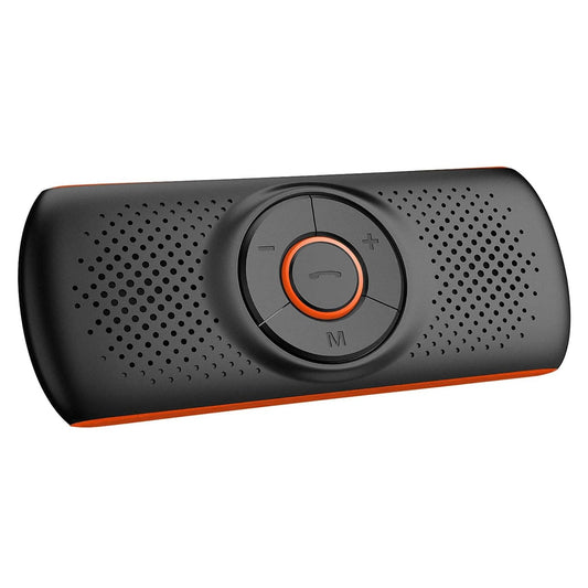 Bluetooth Car Speaker for Cell Phone HandsFree Bluetooth 5.0 CarKits 3W Loud Speakerphone for GPS Music,Wireless in Car Handsfree Speaker with Visor Clip,Supports Voice Command,TF Card Playback