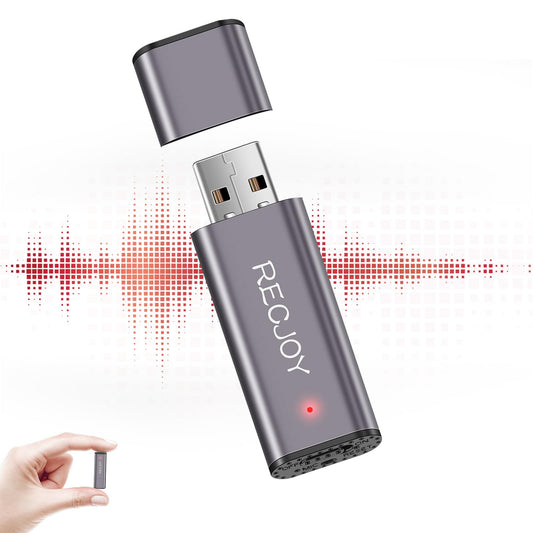 64GB Digital Voice Recorder USB Recording Device with 750Hrs Storage Capacity Voice Activated Recorder,Audio Recorder for Lectures Interview,Noise Reduction Rechargeable