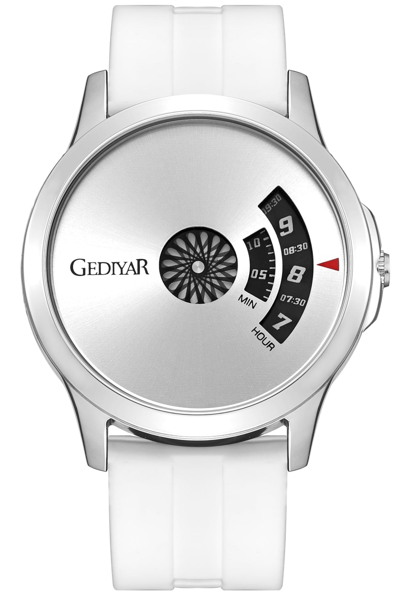 EAJOMIN Men's Watches Waterproof Cool Unique Watch Weird Funny Creative Design Fashion Quartz Analog Wrist Watches for Mens Gifts (G727 White)