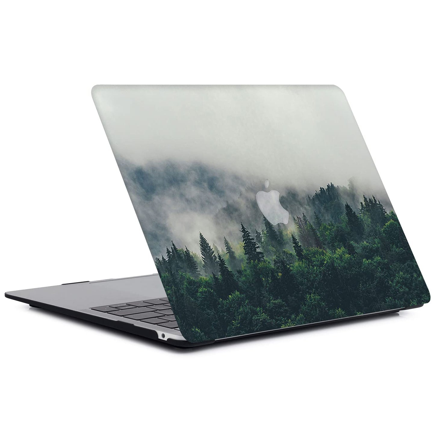 Case Compatible with MacBook Pro 13 Inch 2015 2014 2013 2012 Model A1502 & A1425, Plastic Hard Shell Protective Case & Keyboard Cover for Mac Pro 13 with Retina Display - Forest