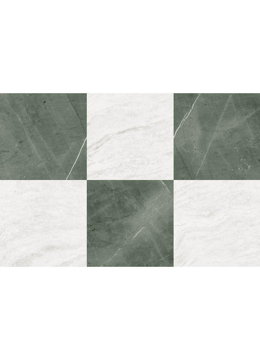 FloorPops x Chris Loves Julia Bonneville Jade Peel and Stick Floor Tiles, FP6332