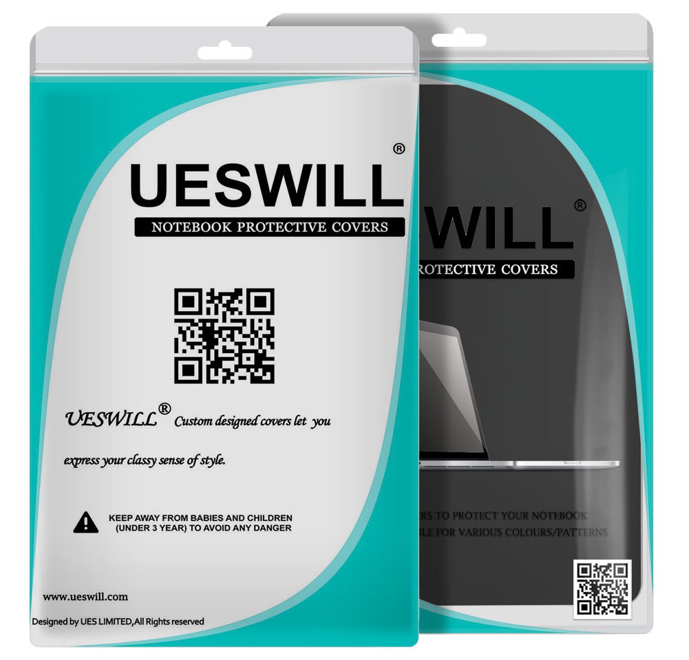 UESWILL Compatible with MacBook Pro 13 inch Case 2025, 2024, 2023, 2022-2016 M2 M1 A2338 A2289 A2159 A2251 A1989 A1708 A1706 with Touch Bar & USB-C, Matte Hard Shell Case Cover, Black