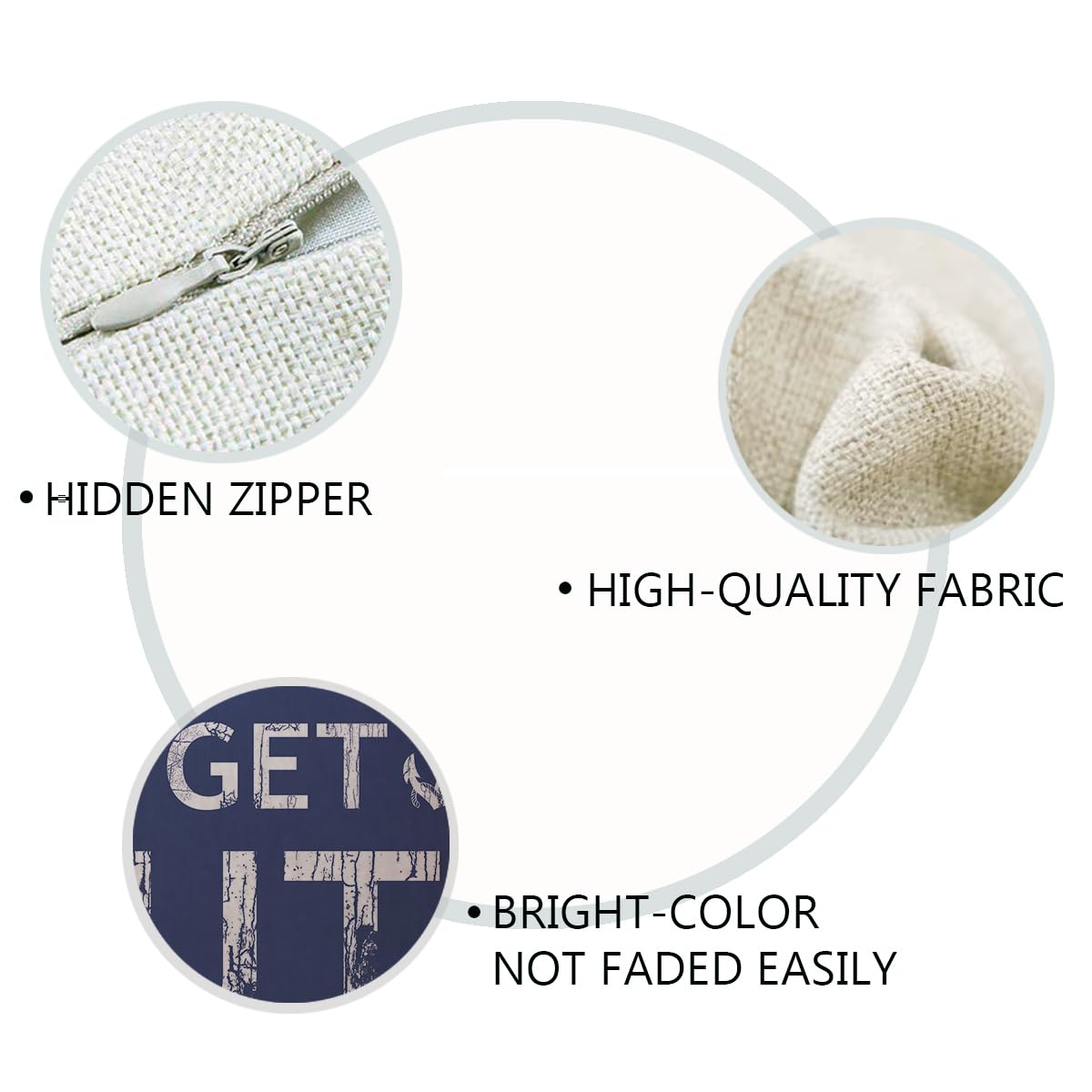 ULOVE LOVE YOURSELF Costal Beach Throw Pillow Cover Let’s Get Nauti Anchor House Decor Cushion Covers Nautical Summer Decorative Lumbar Pillowcases 12x20 inch(Blue)