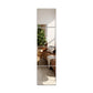 Full Length Mirror, 56" x 15" Standing Large Floor Mirror with Aluminum Frame for Bedroom, Living Room, Bathroom（Black