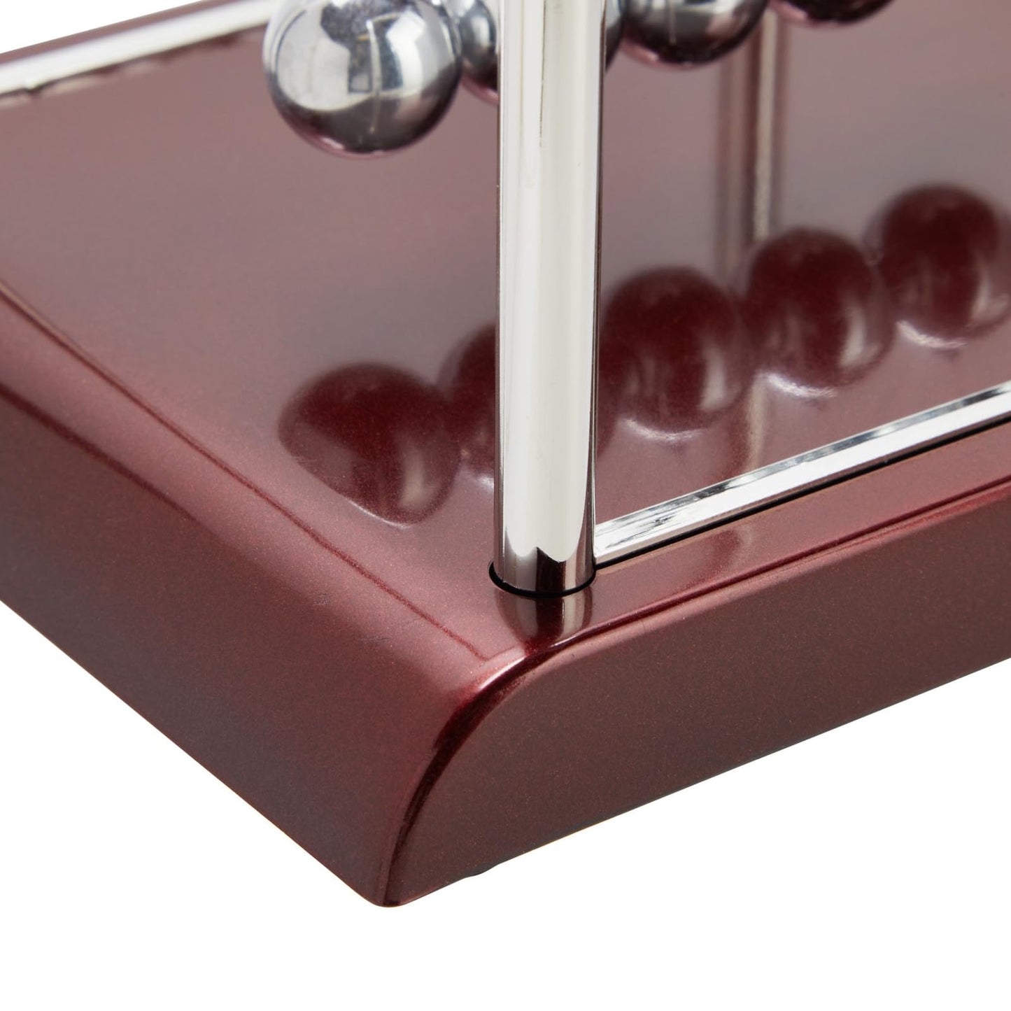 Newton's Cradle Balance Pendulum, Physics Learning Desk Toy, Swinging Kinetic Balls for Home, Office Decoration, Stress Relief, Fun Science Fidget Accessories (7x6x7 in)