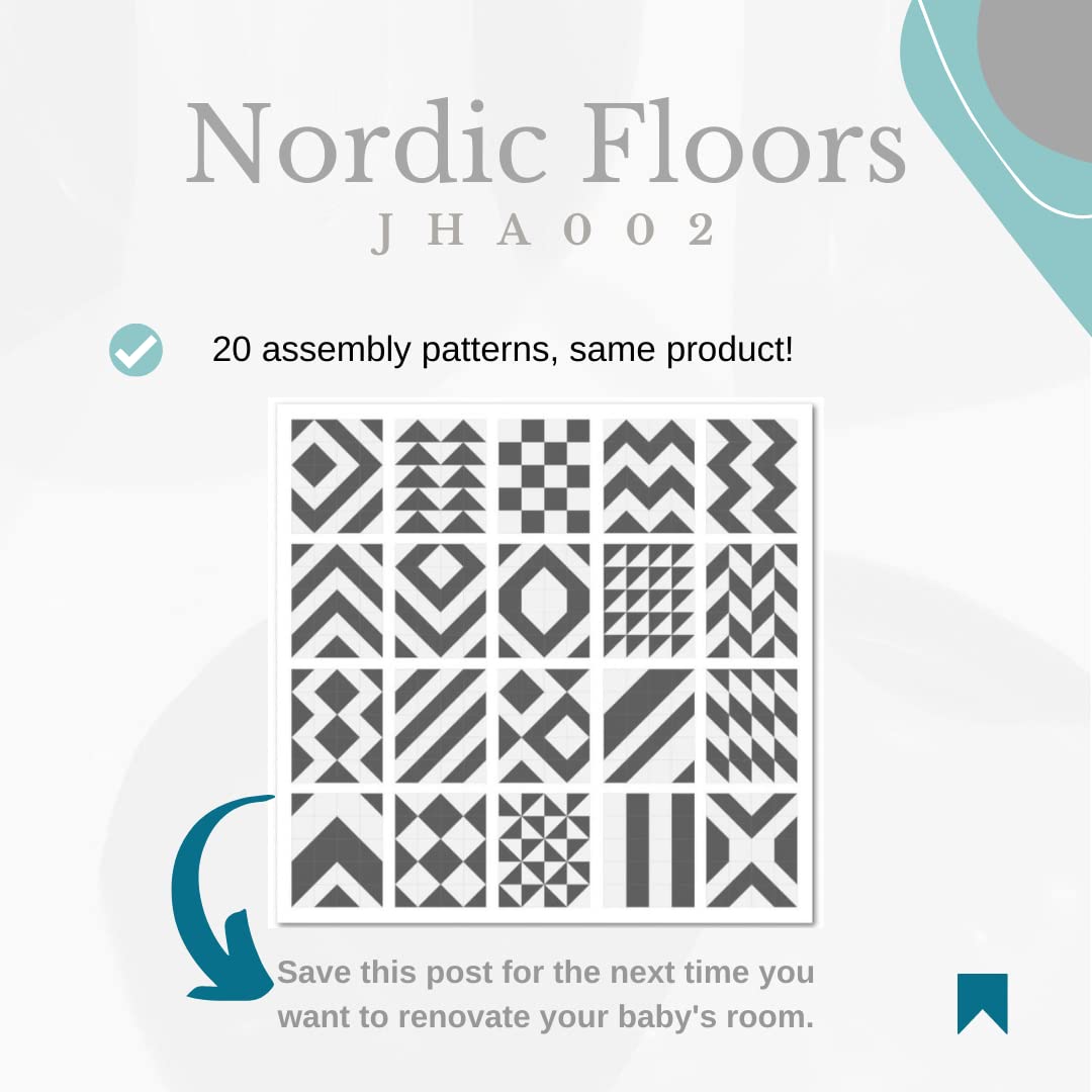 Soft Non-Toxic Baby Play Mat | Toddler Playmat | 72 Pcs 51.2 in x 64 in | Colorful Jigsaw Puzzle PlayMatFoam Floor Mats for Kids & Babies | EVA Foam Interlocking Tiles for Gym, Nursery, Playroom