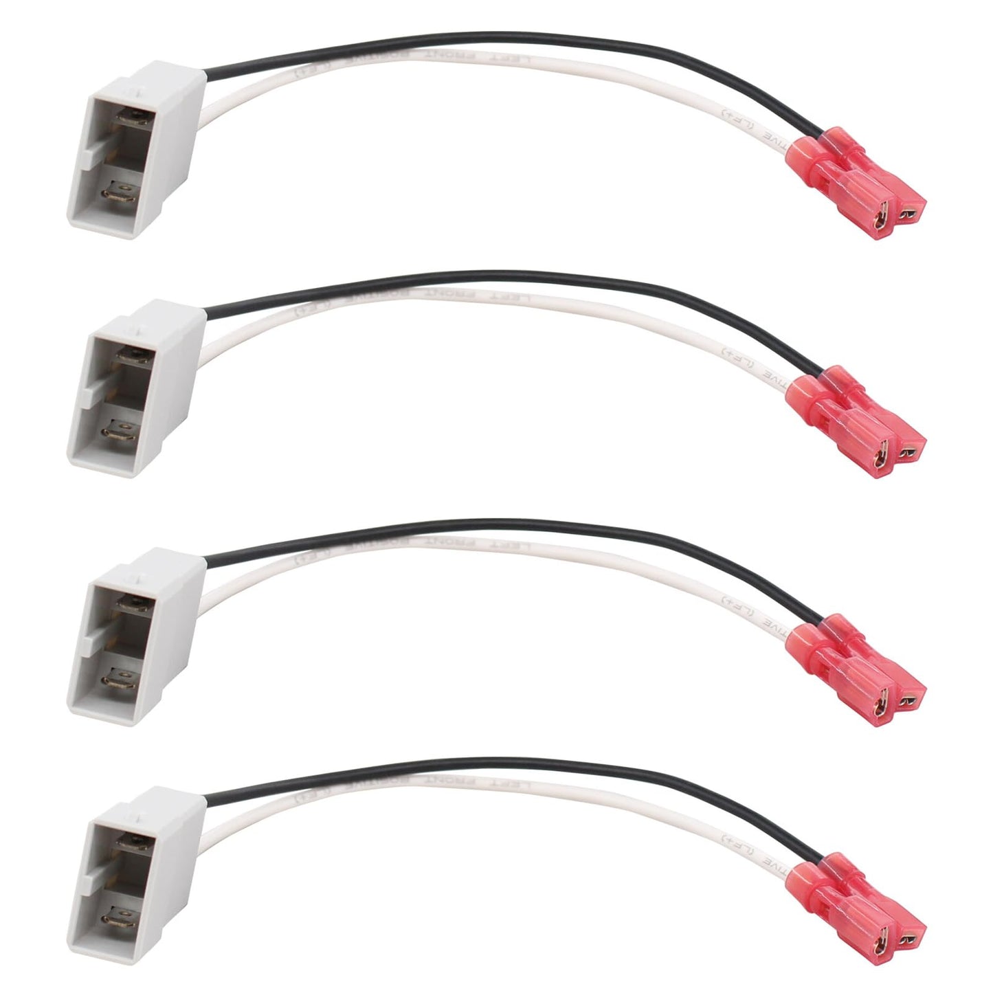 ApplianPar 4Pcs Car Speakers Wire Cable Wiring Harness with Adapter Connector Plug for Honda Accord Civic CRV CRX Element Odyssey