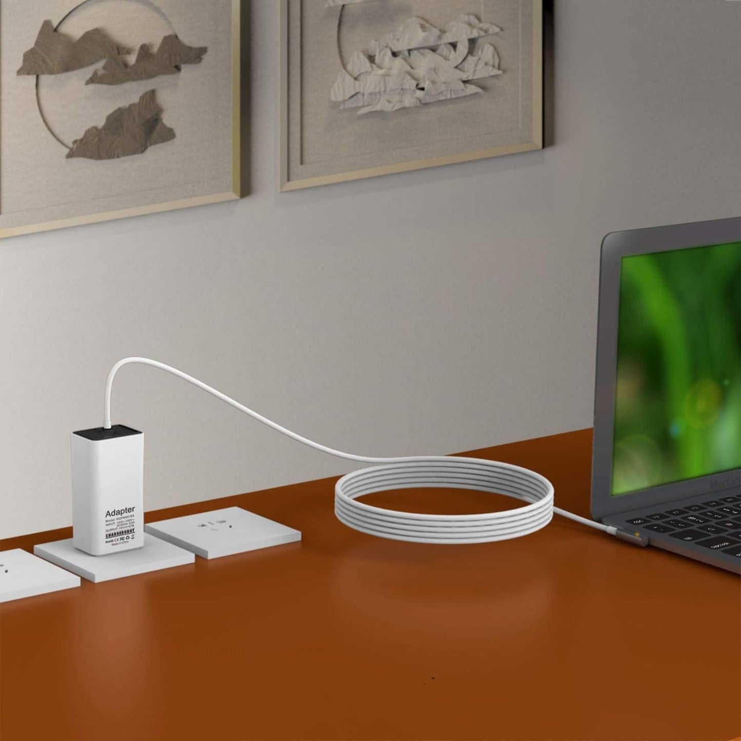 HJTPOWER 85W Mini Replacement Charger Compatible with Mac Book Pro 15 17" Before Mid 2012 Magnetic 1st-Gen L-Type A1286 A1211 A1290 A1297 A1226 A1175 A1150 A1343 A1229 A1151 A1172 AC Power Adapter