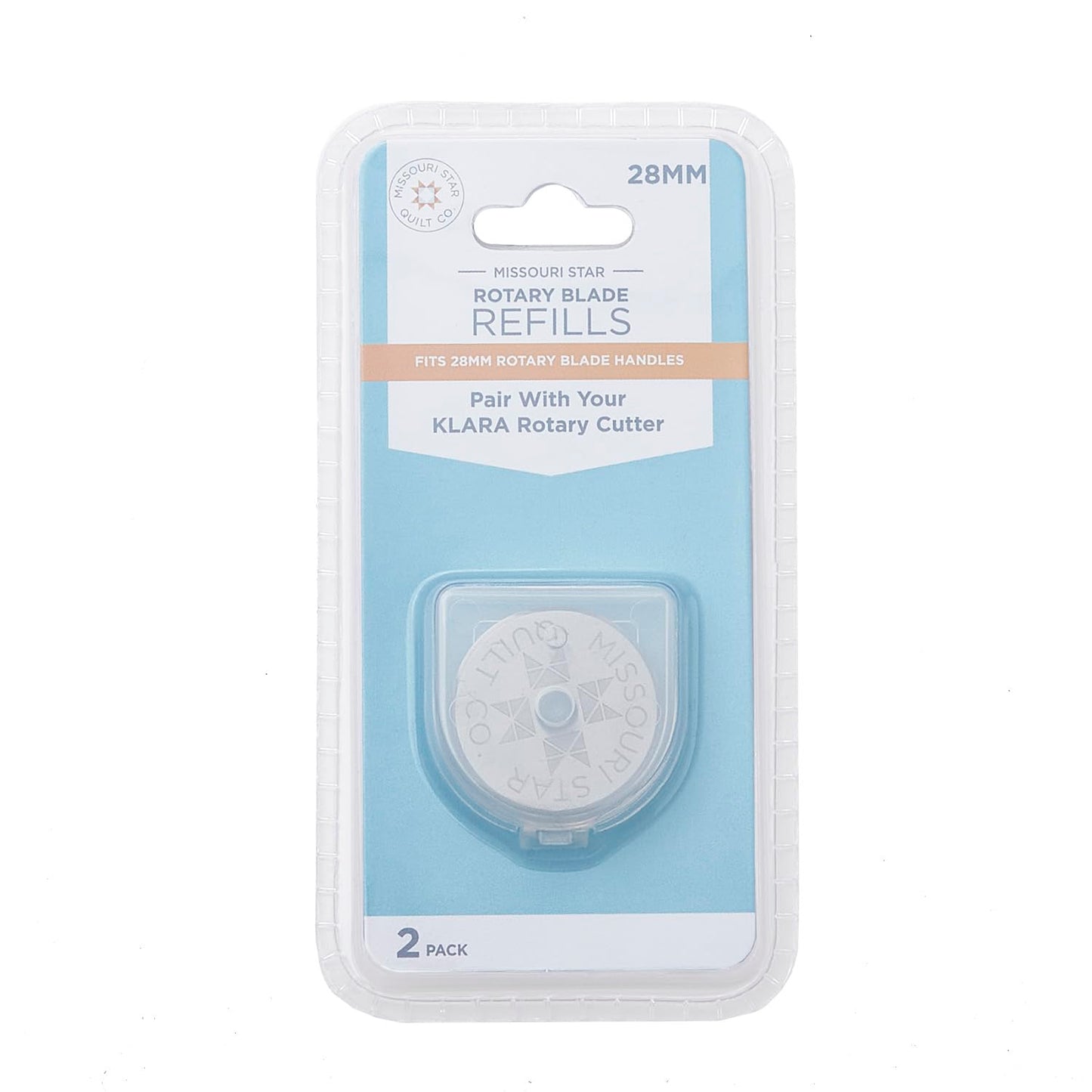 Missouri Star Rotary Cutter, 60mm Blade, Rolling Cutter Tool for Quilt Appliques and Cutting Fabrics, Essential Quilting and Sewing Supplies for DIY Craft Projects