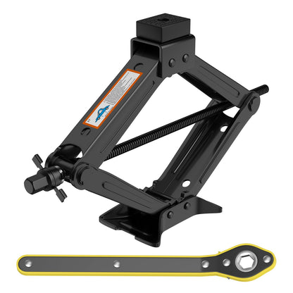 Universal Car Jack Kit Scissor Jack for Car 2 Ton Spare Tire Changing Kit,Portable Tire Jack Repair Kit with Lug Wrench,Car Lifting Jack for Auto/SUV/MPV