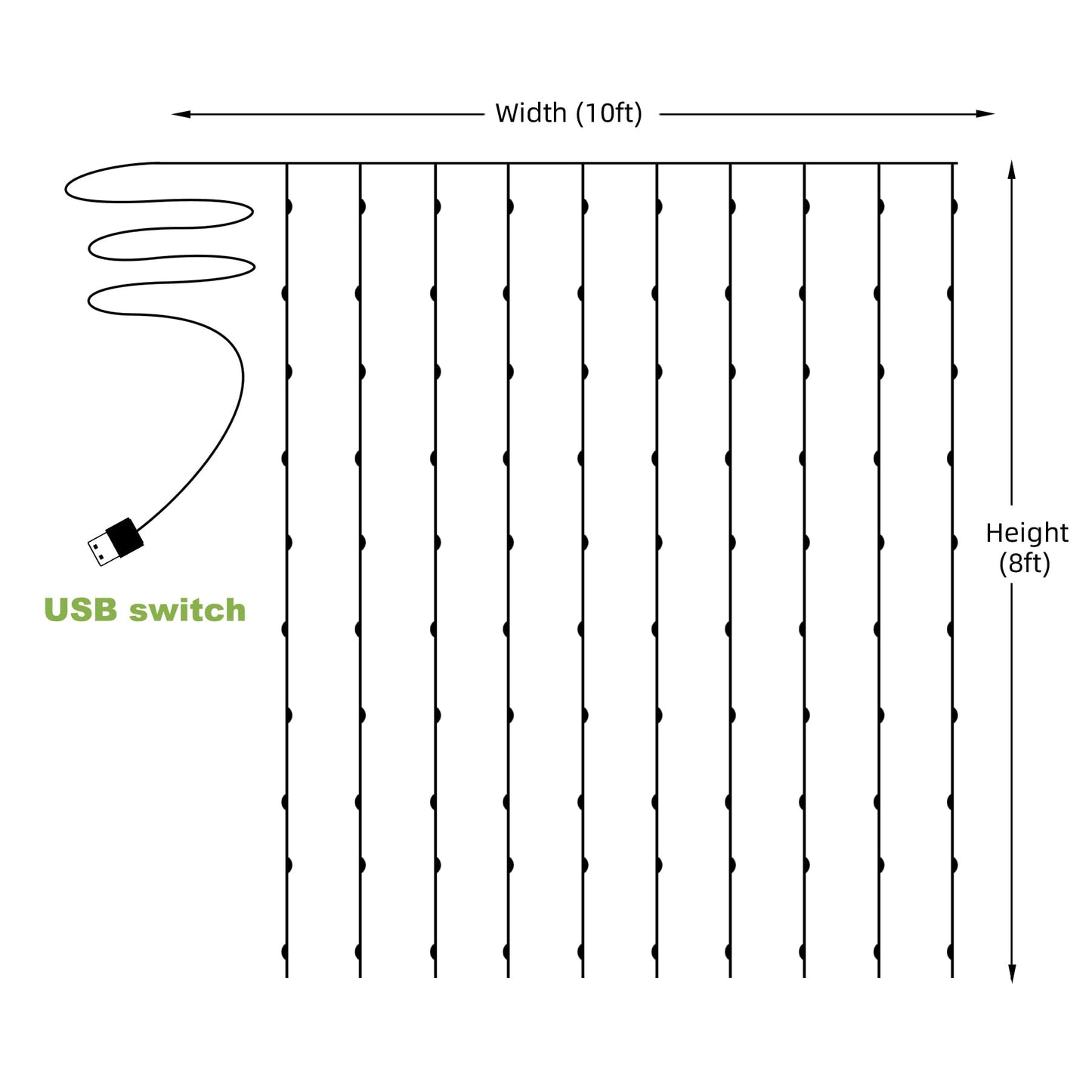 White Sheer Curtains with Lights String Tulle Curtain for Living Room Bedroom Parites Wedding Birthday Decorations 2 Panels 60" Wｘ84 L