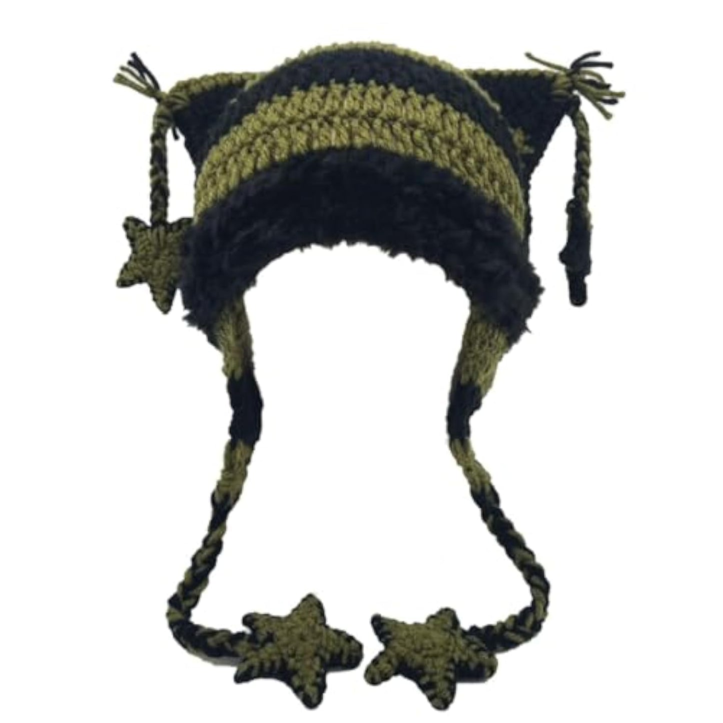 Beanies Cat Beanie Y2k Beanie Goth Knit Hat Grunge Crochet Hats for Women y2k Accessories