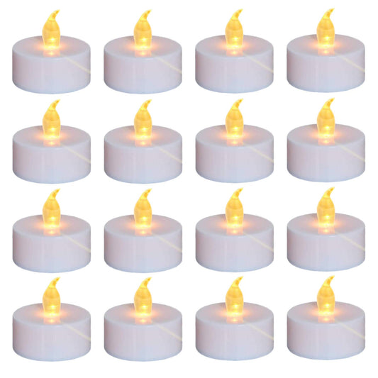 Nancia 100PACK Flameless LED Tea Lights Candles, Realistic and Bright Flickering Long Lasting 200Hours Battery-Powered, Ideal Party, Wedding, Birthday, Gifts Home Decoration Warm Yellow