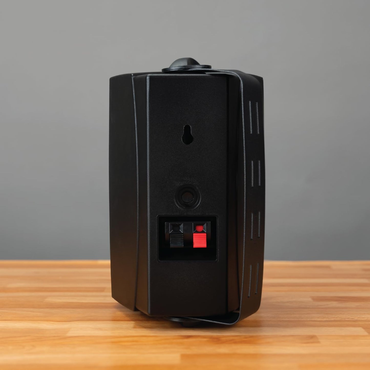 Dual Electronics LU43PB 4" 3-Way High Performance Outdoor Indoor Wired Speakers | Effortless Set Up | Home, Pool, Patio, Garage Use | Weather Resistant | Expansive Stereo Sound Coverage | Black