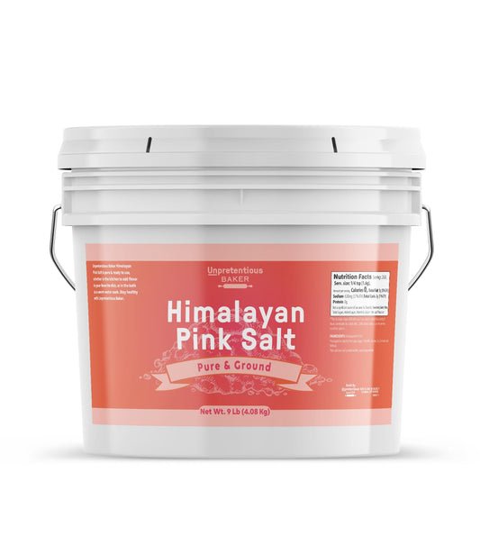 Unpretentious Himalayan Pink Salt, 1 Gallon, Pure Ground Salt, Medium & Fine Grain