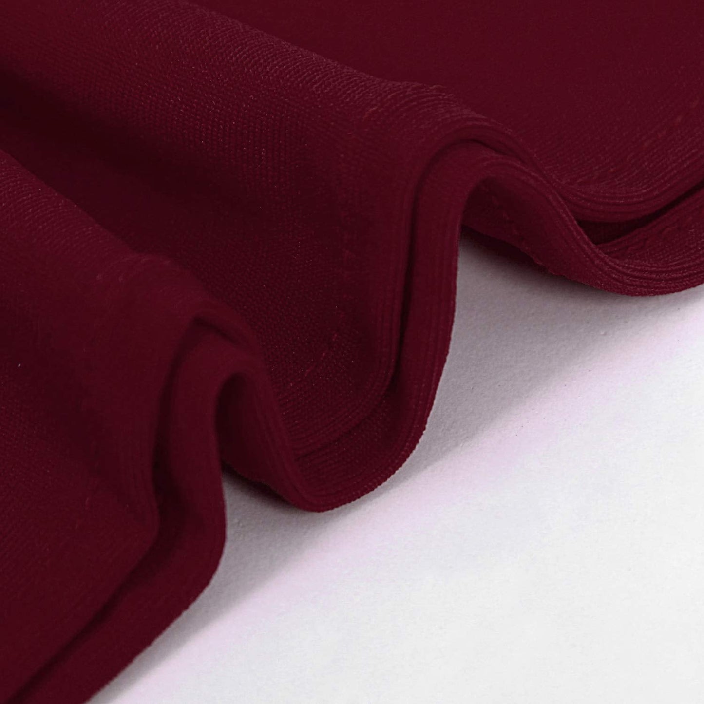 Peomeise 100pcs Burgundy Spandex Chair Sashes with Buckle Slider for Wedding, Party Decoration