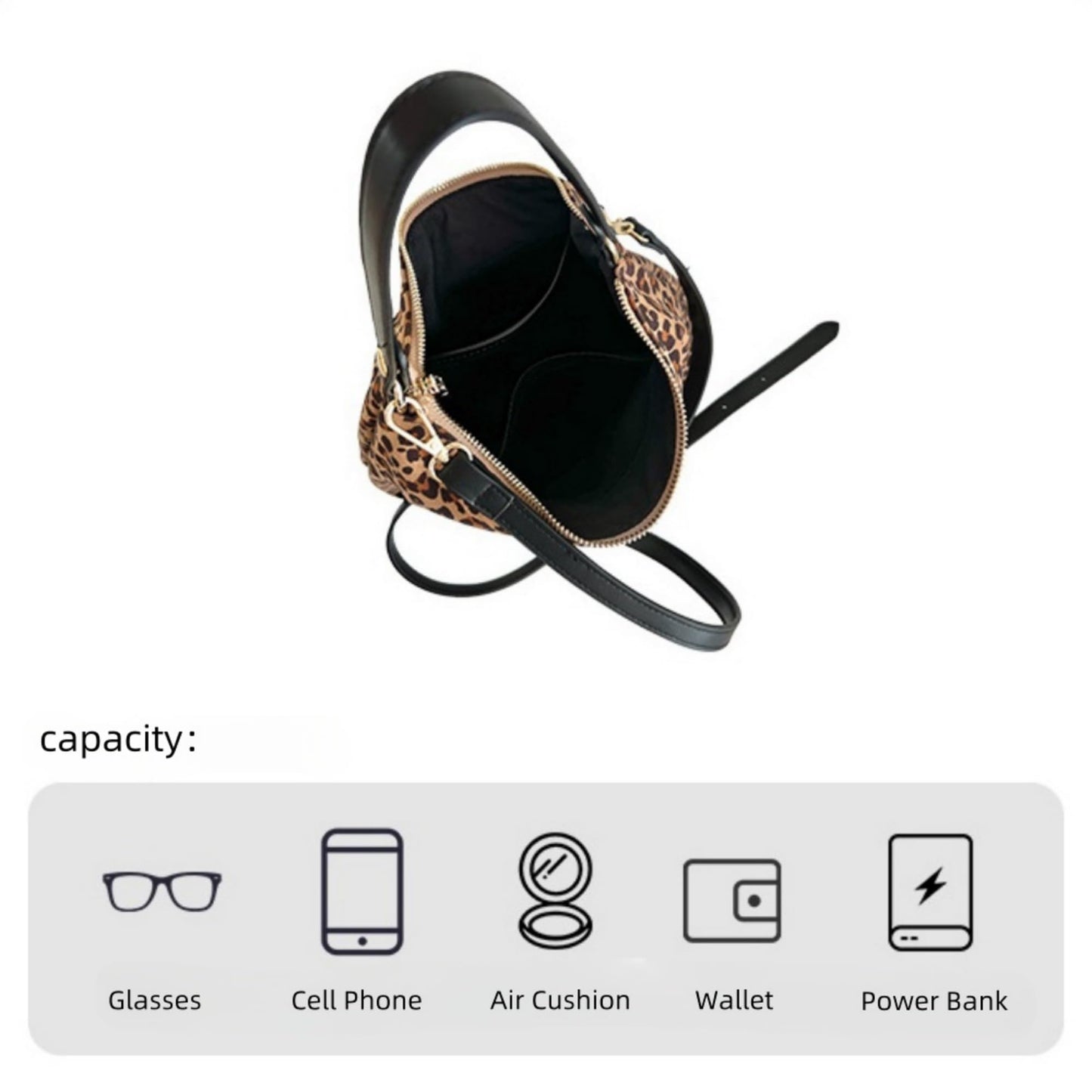 buyborgood Women's Suede Top Handle Crossbody Bag Leopard Print Purse Animal Small Handbag (Brown Cheetah)