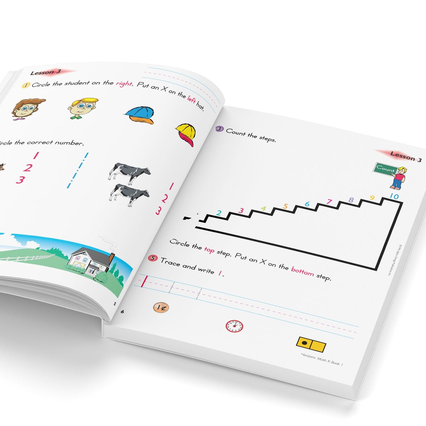 Horizons Kindergarten Math Student Book 1 (Lifepac)