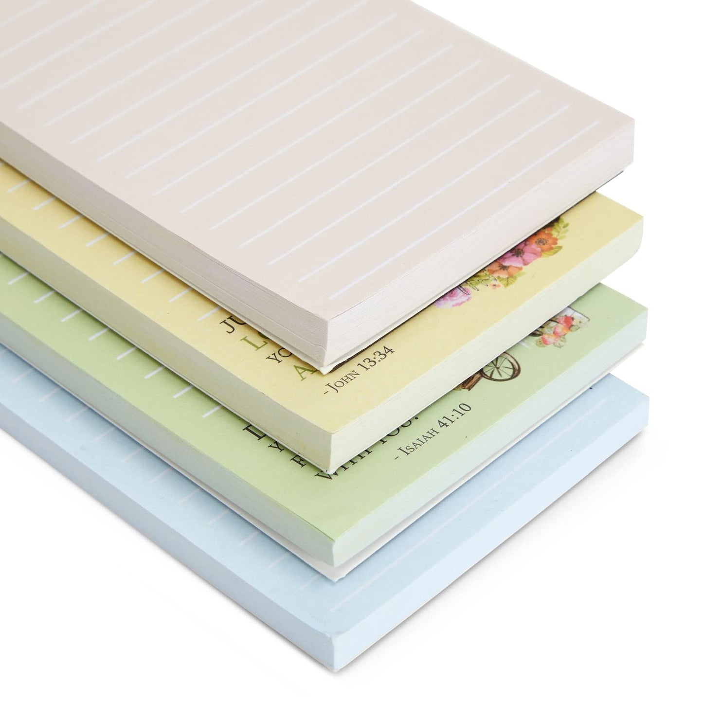 Juvale 12 Pack, 60 Sheet Christian Notepads, Magnetic Memo Pads for Refrigerator, Religious Stationery - Bible Verse Note pads for Prayer, Grocery and Shopping List - 2.75x6.25 Inch